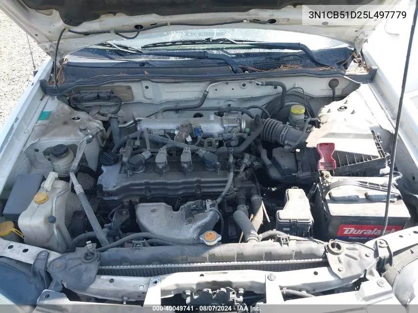 3N1CB51D25L497779 2005 Nissan Sentra 1.8S