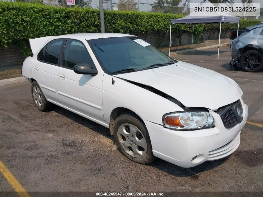 2005 Nissan Sentra 1.8 VIN: 3N1CB51D85L524225 Lot: 40245947