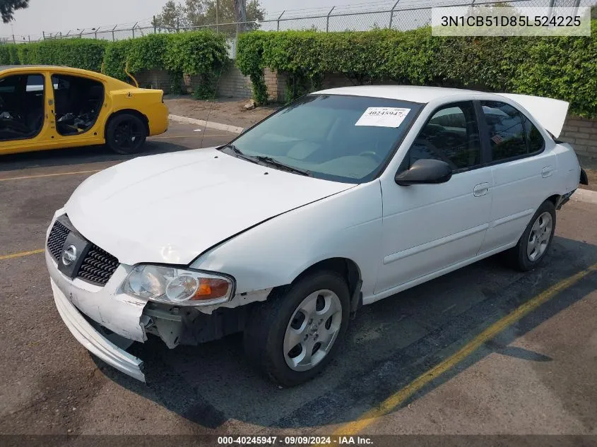 2005 Nissan Sentra 1.8 VIN: 3N1CB51D85L524225 Lot: 40245947