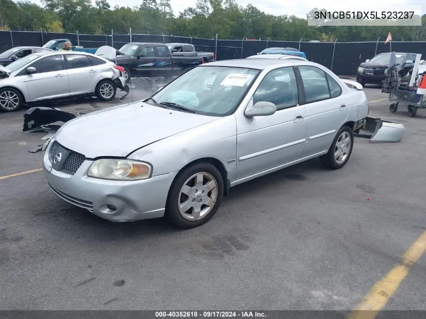 2005 Nissan Sentra 1.8S VIN: 3N1CB51DX5L523237 Lot: 40352618