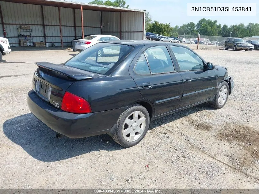 2005 Nissan Sentra 1.8S VIN: 3N1CB51D35L453841 Lot: 40394931