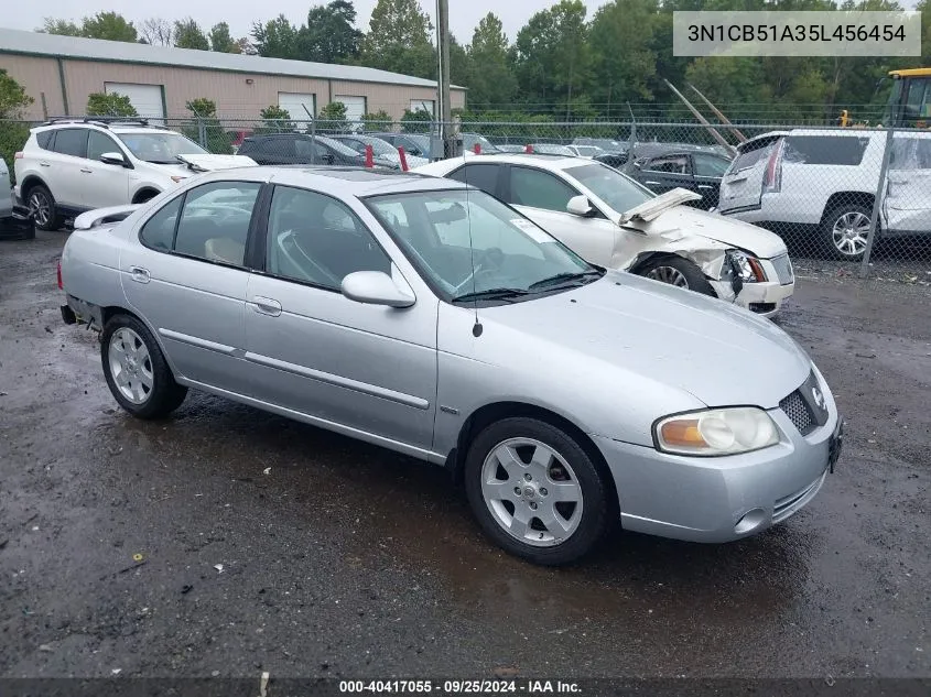 2005 Nissan Sentra 1.8S VIN: 3N1CB51A35L456454 Lot: 40417055