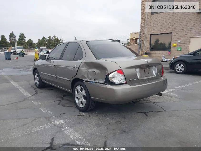 3N1CB51D85L463040 2005 Nissan Sentra 1.8S