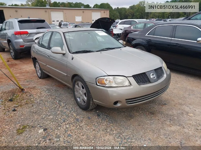 2005 Nissan Sentra 1.8S VIN: 3N1CB51DX5L466991 Lot: 40483454