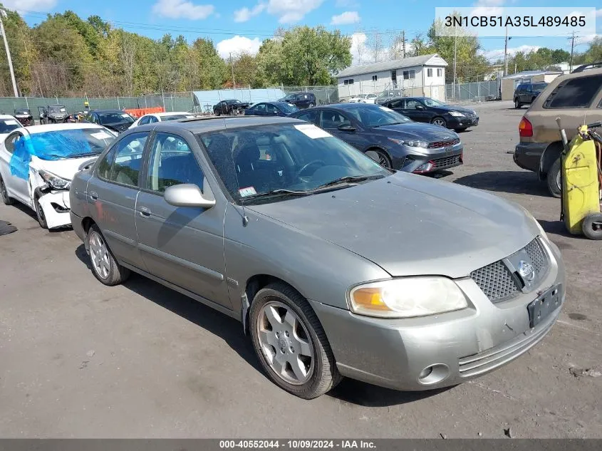 2005 Nissan Sentra 1.8S VIN: 3N1CB51A35L489485 Lot: 40552044