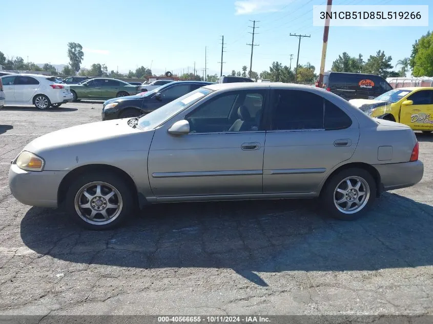 2005 Nissan Sentra 1.8S VIN: 3N1CB51D85L519266 Lot: 40566655