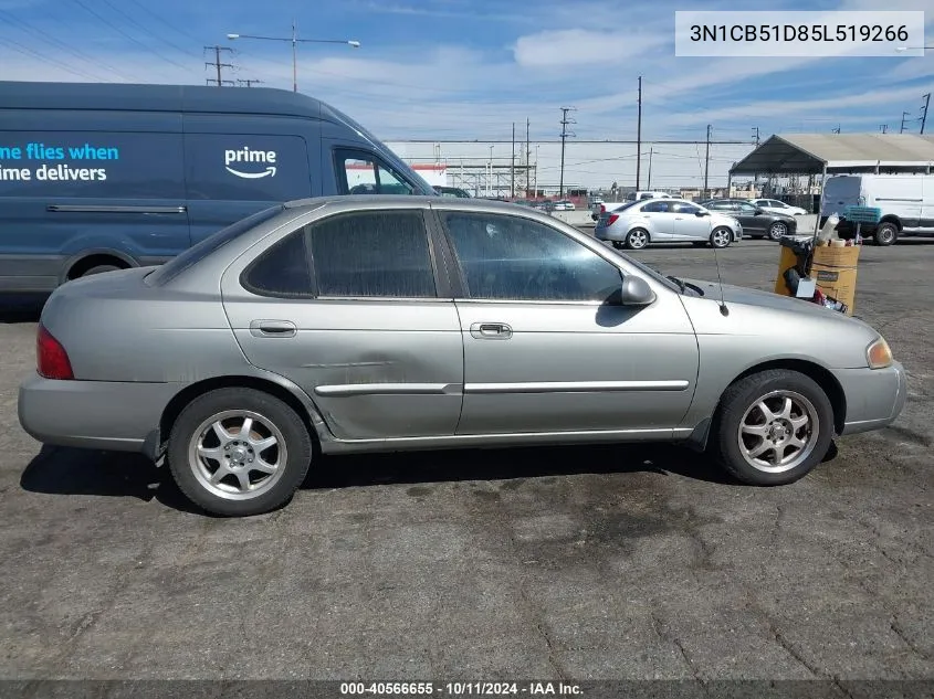 2005 Nissan Sentra 1.8S VIN: 3N1CB51D85L519266 Lot: 40566655