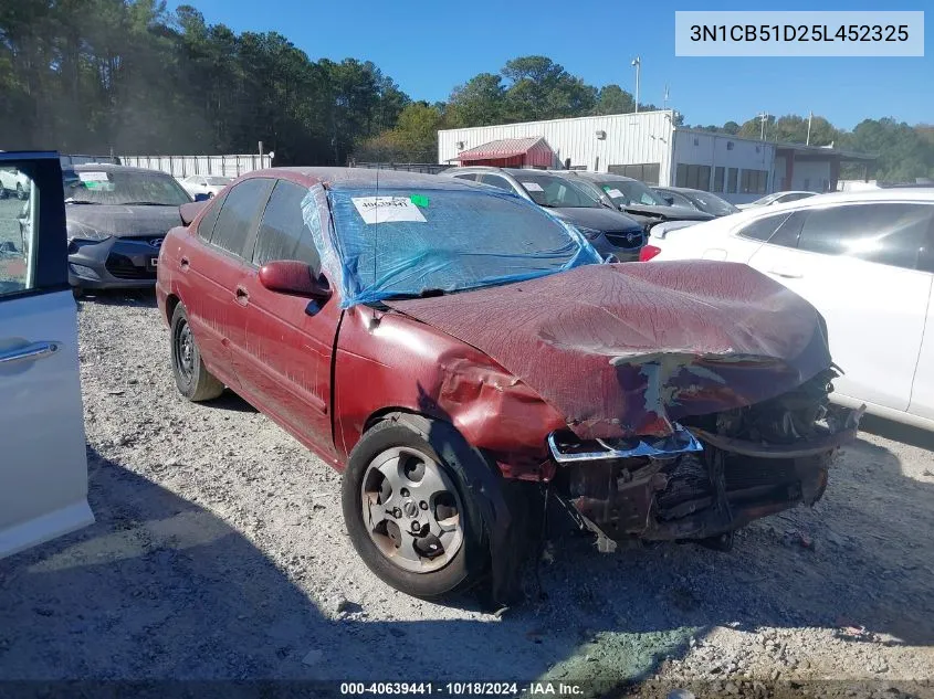 2005 Nissan Sentra 1.8S VIN: 3N1CB51D25L452325 Lot: 40639441