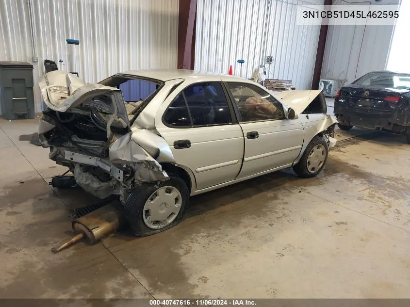 2005 Nissan Sentra 1.8S VIN: 3N1CB51D45L462595 Lot: 40747616