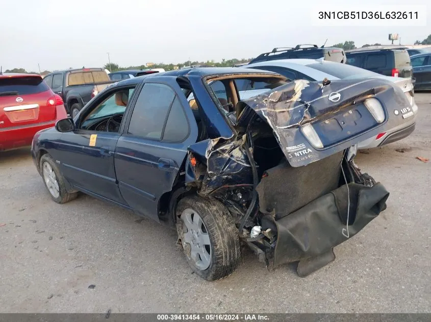 3N1CB51D36L632611 2006 Nissan Sentra 1.8S