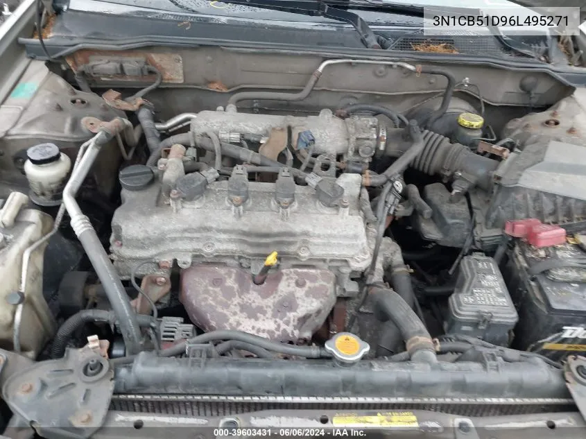 3N1CB51D96L495271 2006 Nissan Sentra 1.8S