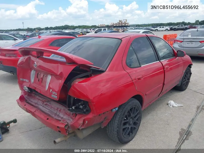 3N1CB51D96L455692 2006 Nissan Sentra 1.8S