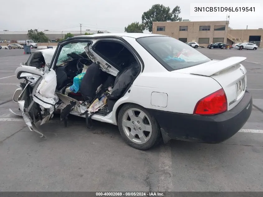 3N1CB51D96L619541 2006 Nissan Sentra 1.8S