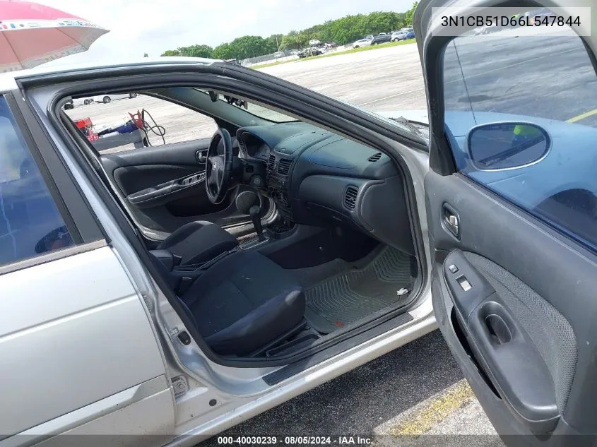 2006 Nissan Sentra 1.8S VIN: 3N1CB51D66L547844 Lot: 40030239