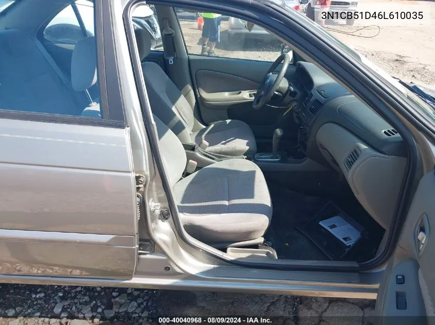 3N1CB51D46L610035 2006 Nissan Sentra 1.8S