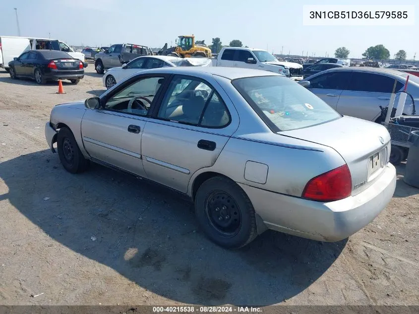 3N1CB51D36L579585 2006 Nissan Sentra 1.8S