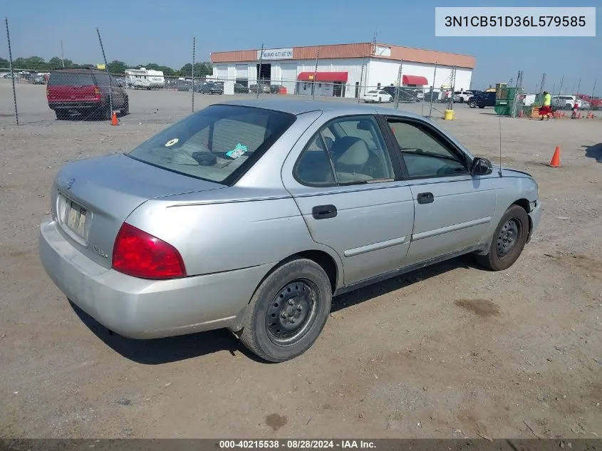 3N1CB51D36L579585 2006 Nissan Sentra 1.8S