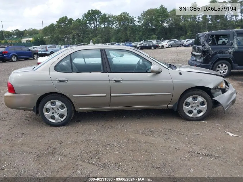 3N1CB51DX6L579194 2006 Nissan Sentra 1.8/1.8S