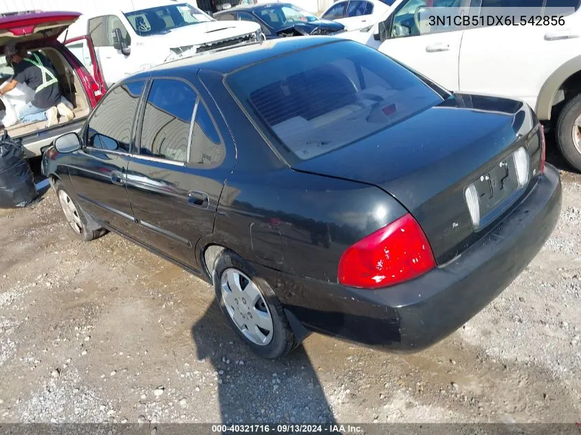 2006 Nissan Sentra 1.8S VIN: 3N1CB51DX6L542856 Lot: 40321716