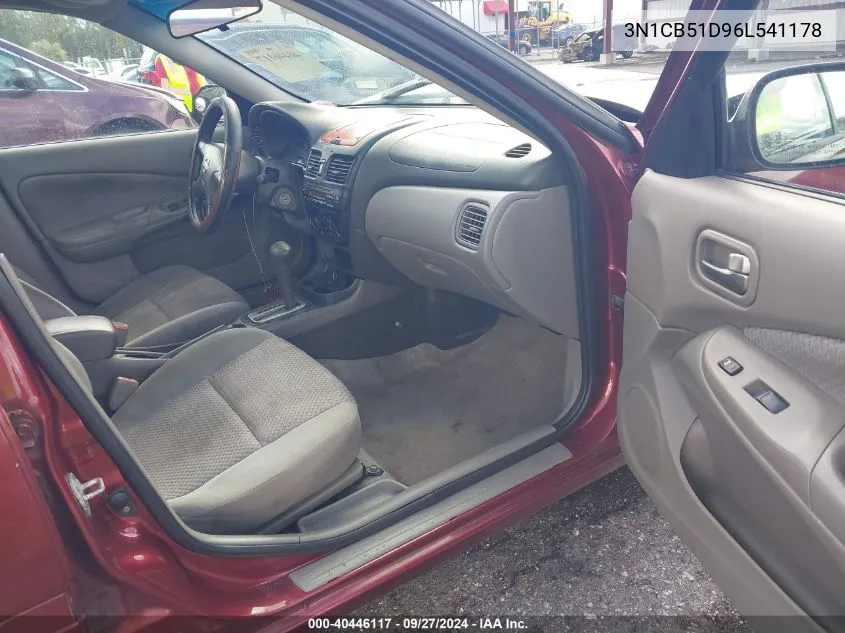 3N1CB51D96L541178 2006 Nissan Sentra 1.8S