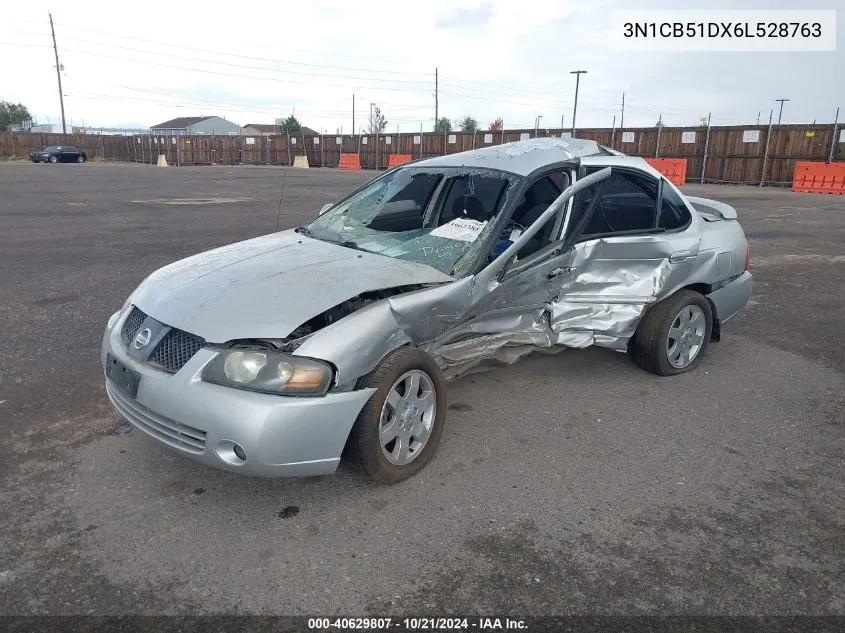 3N1CB51DX6L528763 2006 Nissan Sentra 1.8S