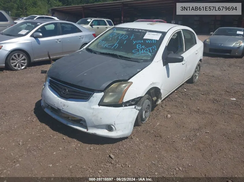 2007 Nissan Sentra 2.0 VIN: 3N1AB61E57L679694 Lot: 39718597