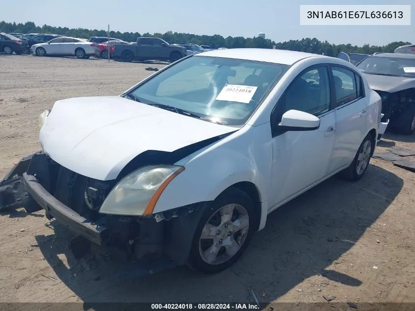 3N1AB61E67L636613 2007 Nissan Sentra 2.0S