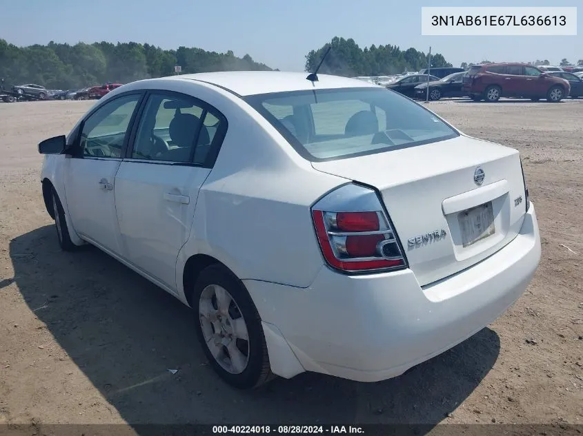 3N1AB61E67L636613 2007 Nissan Sentra 2.0S