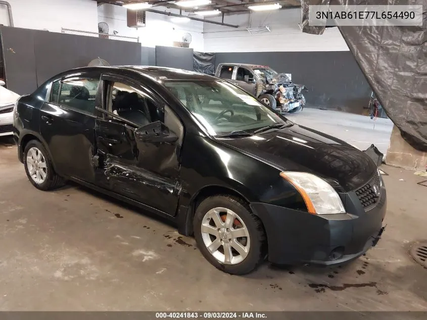 3N1AB61E77L654490 2007 Nissan Sentra 2.0Sl