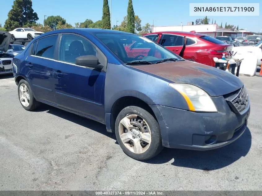 2007 Nissan Sentra VIN: 3N1A861E17L711900 Lot: 40327374