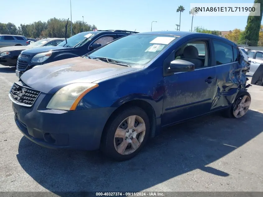 2007 Nissan Sentra VIN: 3N1A861E17L711900 Lot: 40327374