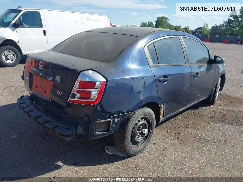 3N1AB61E07L607611 2007 Nissan Sentra 2.0