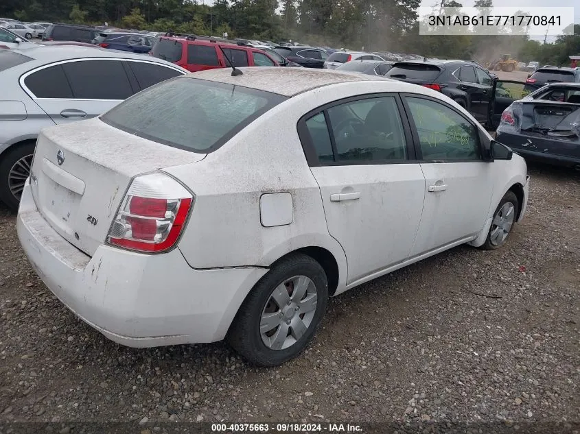 3N1AB61E771770841 2007 Nissan Sentra 2.0/2.0S/2.0Sl