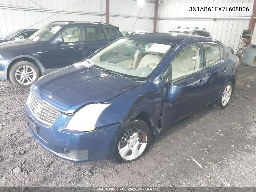 3N1AB61EX7L608006 2007 Nissan Sentra 2.0S