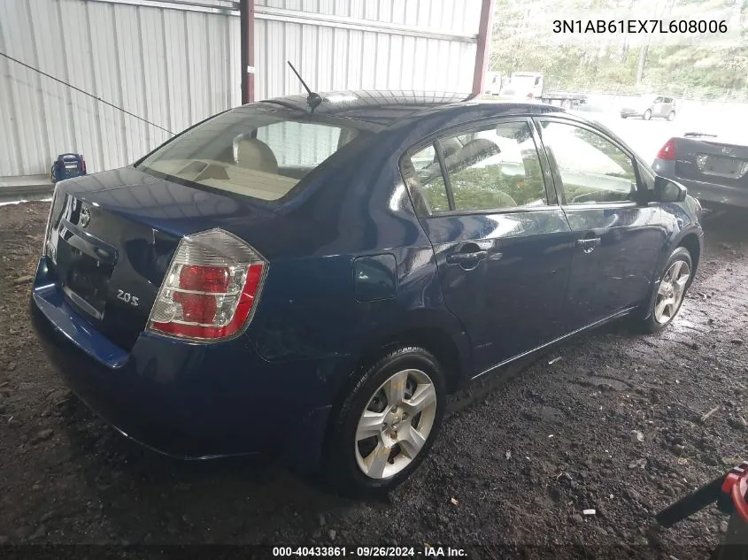 3N1AB61EX7L608006 2007 Nissan Sentra 2.0S