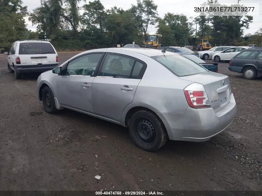 2007 Nissan Sentra 2.0S VIN: 3N1AB61E77L713277 Lot: 40474758