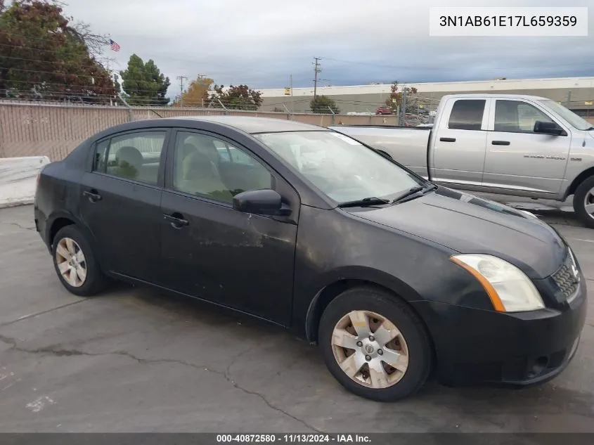 2007 Nissan Sentra 2.0 VIN: 3N1AB61E17L659359 Lot: 40872580