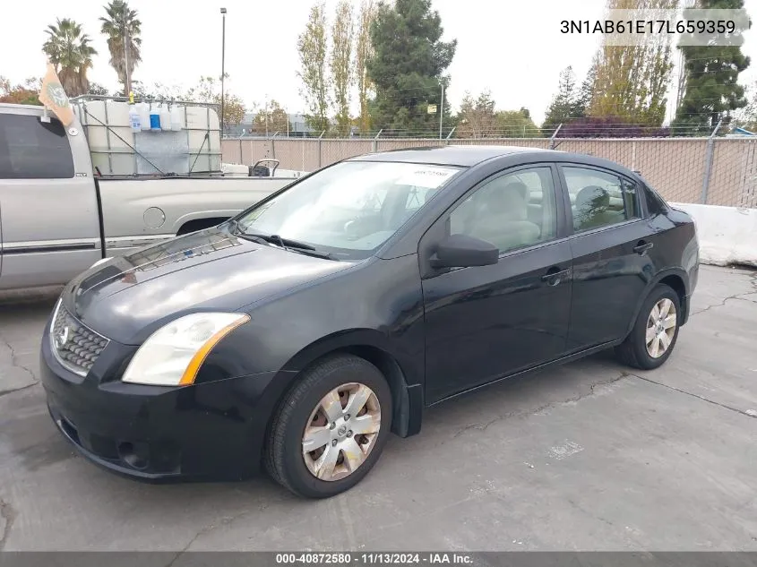 2007 Nissan Sentra 2.0 VIN: 3N1AB61E17L659359 Lot: 40872580