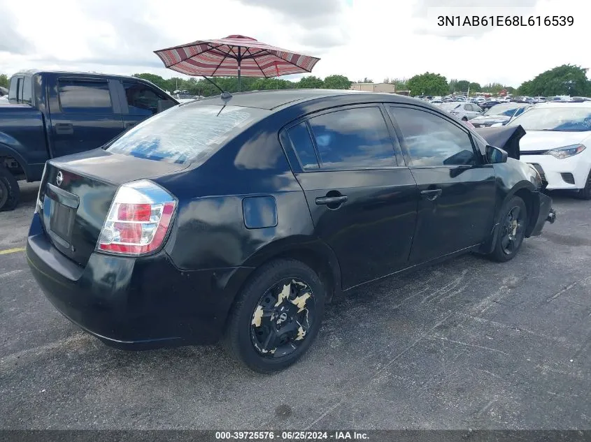 3N1AB61E68L616539 2008 Nissan Sentra 2.0S