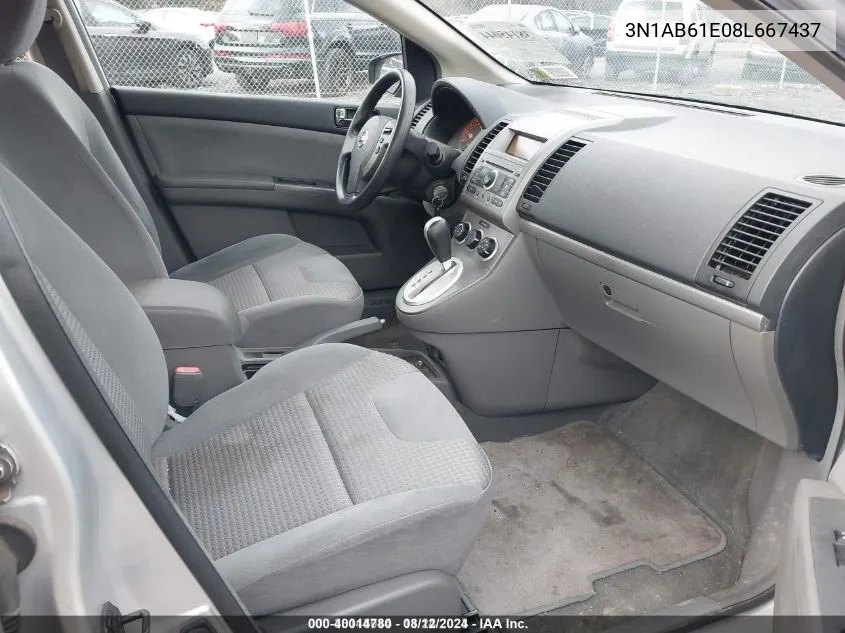 3N1AB61E08L667437 2008 Nissan Sentra 2.0S