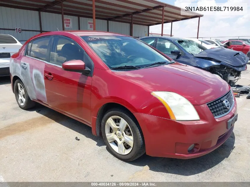 3N1AB61E58L719984 2008 Nissan Sentra 2.0S