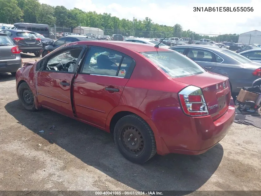 3N1AB61E58L655056 2008 Nissan Sentra 2.0