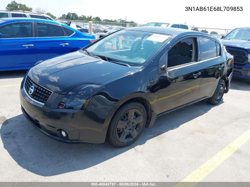 3N1AB61E68L709853 2008 Nissan Sentra 2.0S