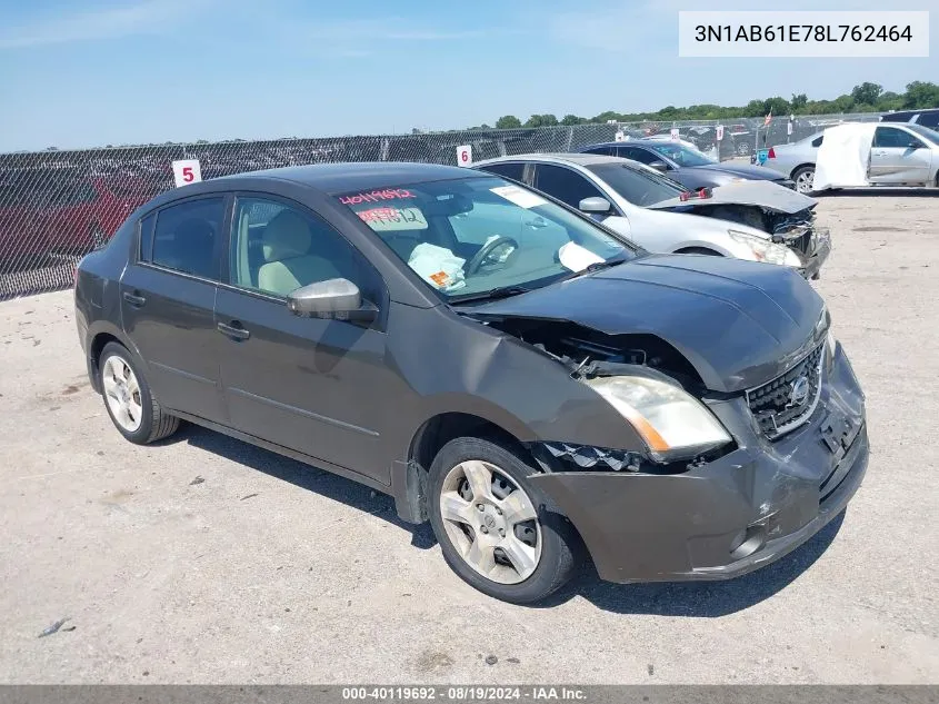 3N1AB61E78L762464 2008 Nissan Sentra 2.0S