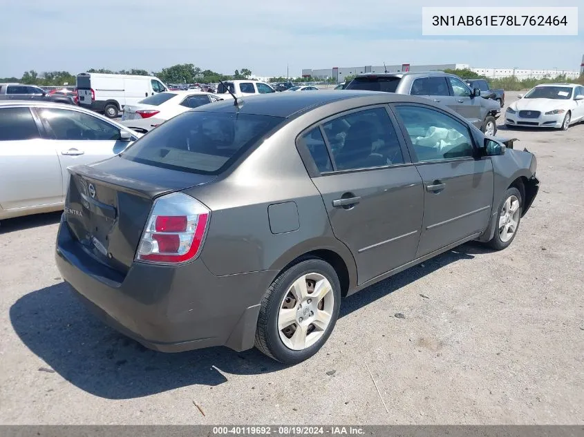 3N1AB61E78L762464 2008 Nissan Sentra 2.0S