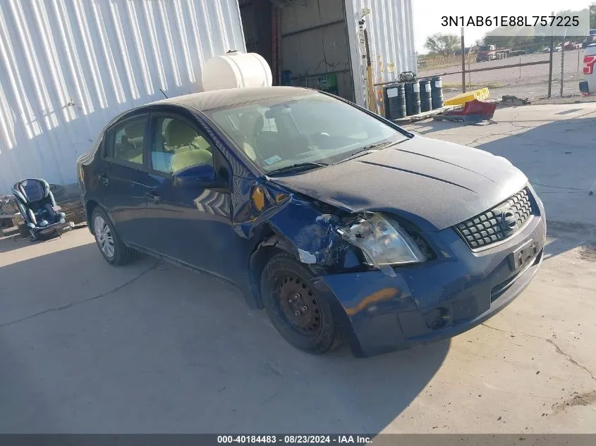 3N1AB61E88L757225 2008 Nissan Sentra 2.0