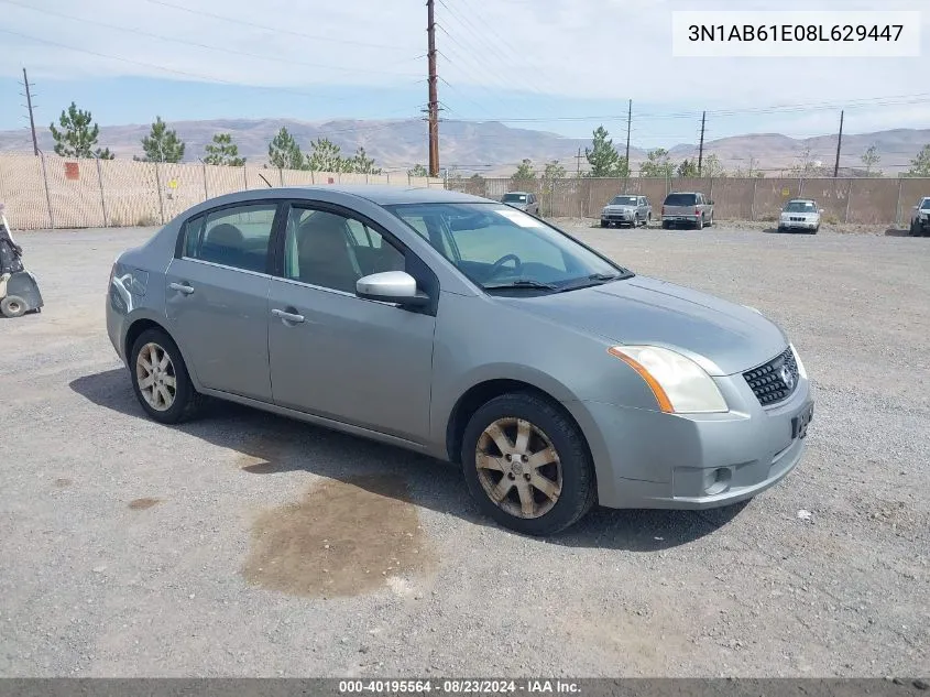 3N1AB61E08L629447 2008 Nissan Sentra 2.0Sl