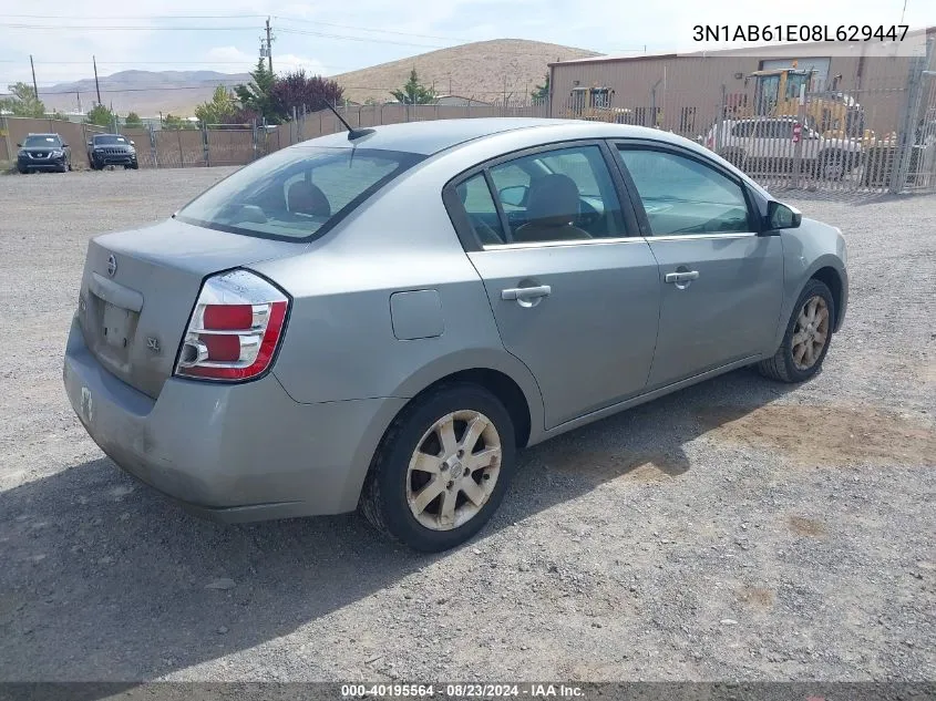 3N1AB61E08L629447 2008 Nissan Sentra 2.0Sl