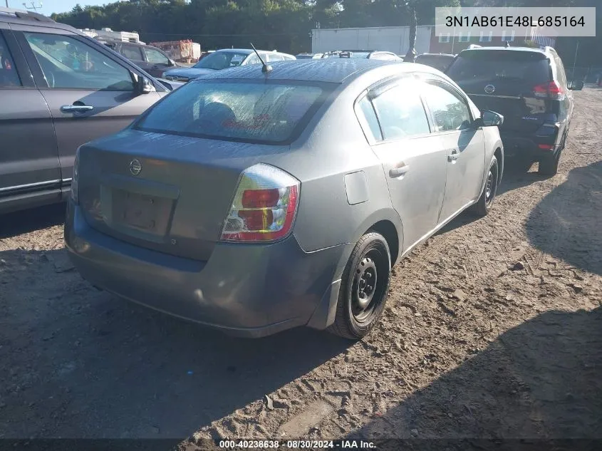 3N1AB61E48L685164 2008 Nissan Sentra 2.0