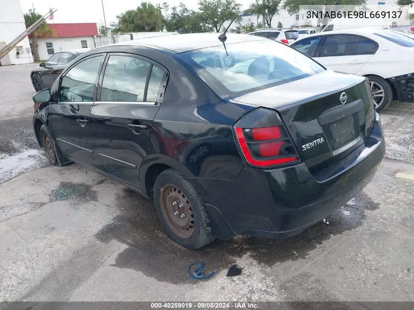 3N1AB61E98L669137 2008 Nissan Sentra 2.0/2.0S/2.0Sl